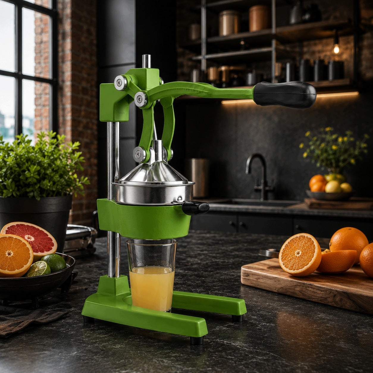 MANUAL FRUIT CITRUS JUICER HEAVY SOLID ORANGE PRESS Green Manufacturer code 5908130940256