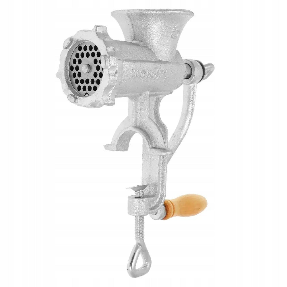 MANUAL MEAT GRINDER Cast Iron No. 5 Stuffer 3 Sita 3 Funnels Model 1426