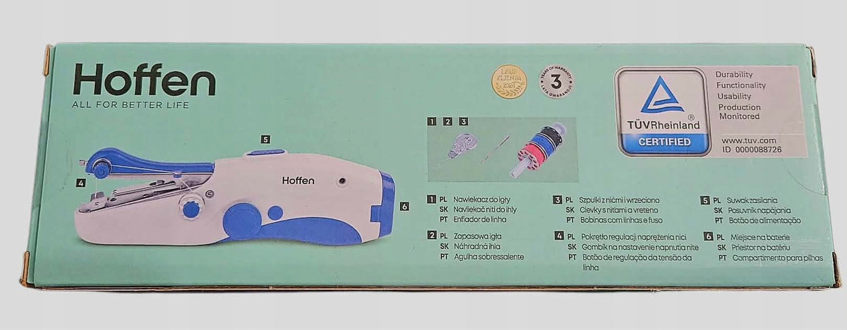 MANUAL MINI SEWING MACHINE HOFFEN Manufacturer code 2025/04