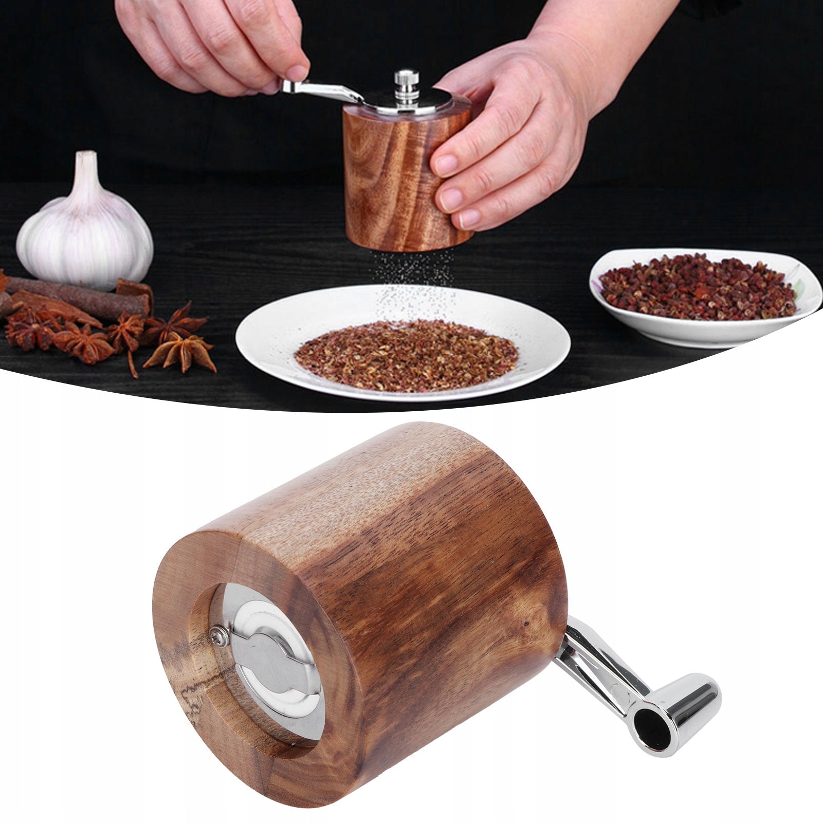 MANUAL PEPPER GRINDER SPICE GRINDER EAN (GTIN) 0801688715091
