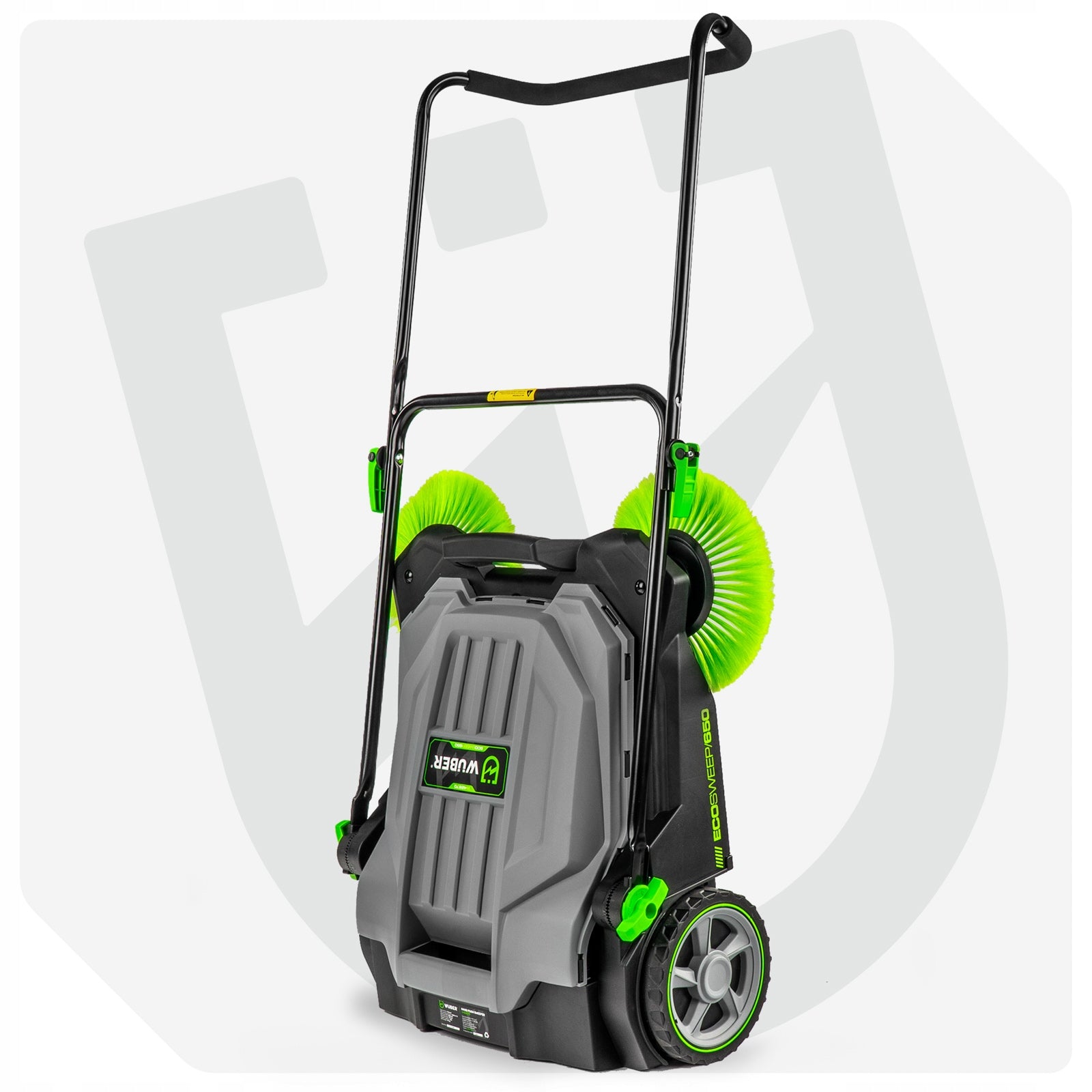 MANUAL SWEEPER FOR LEAVES OF PAVING STONES DRIVEWAY GARDEN WALKWAY 20L 65 CM Packaging status original