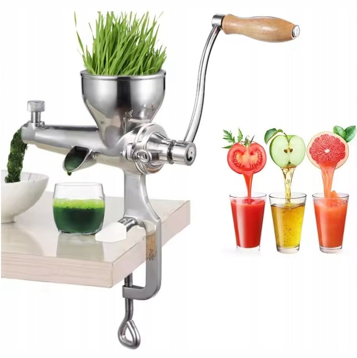 MANUAL VEGETABLE FRUIT JUICER MACHINE CAST IRON RETRO SQUEEZER