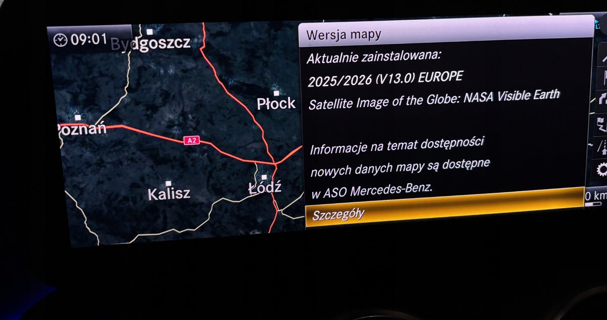 MAP CARD MERCEDES GARMIN MAP PILOT A213 NTG 5.5 AUDIO 20 SD V13 2025/2026 Manufacturer code MAPA MERCEDES GARMIN A213 NTG 5.5 AUDIO 20
