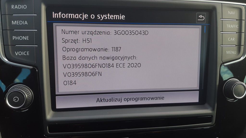 MAP DISCOVERY PRO 2024 FOR CARS PASSAT GOLF T-ROC ARTEON EAN (GTIN) 5905730560846