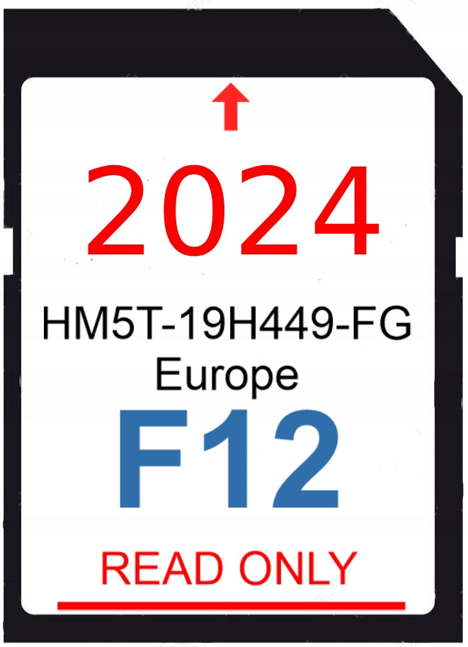 MAP FORD SONY SYNC2 EUROPE KUGA C-MAX FOCUS LATEST RELEASE F12