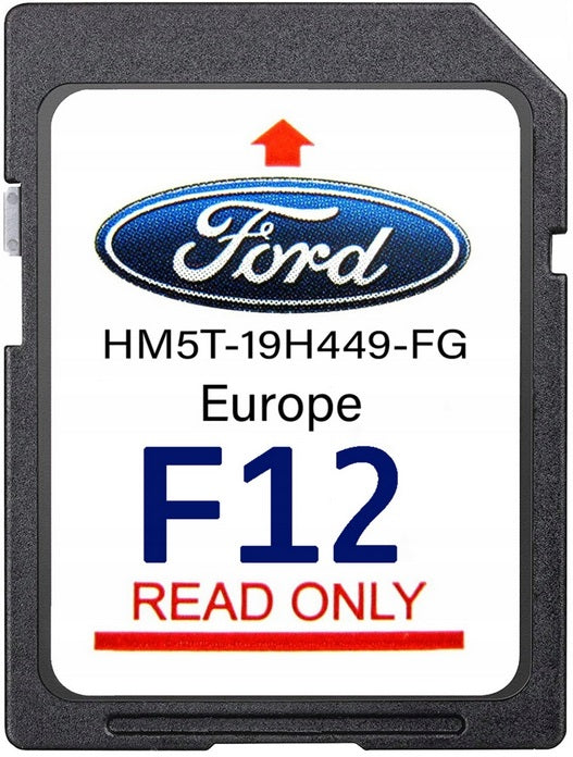 MAP FORD SYNC2 CARD F12 NAVIGATION 2025 EUROPE LATEST VERSION