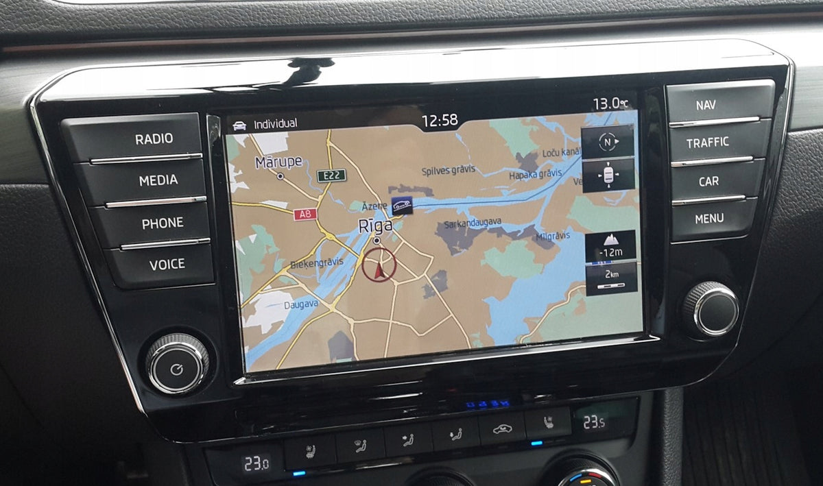 MAP GPS COLUMBUS MIB1/MIB2 CARD V23 SUPERB OCTAVIA SPEED CAMERAS 2027 Manufacturer code MAPA KARTA SKODA COLUMBUS MIB1 i MIB2 2024 EU