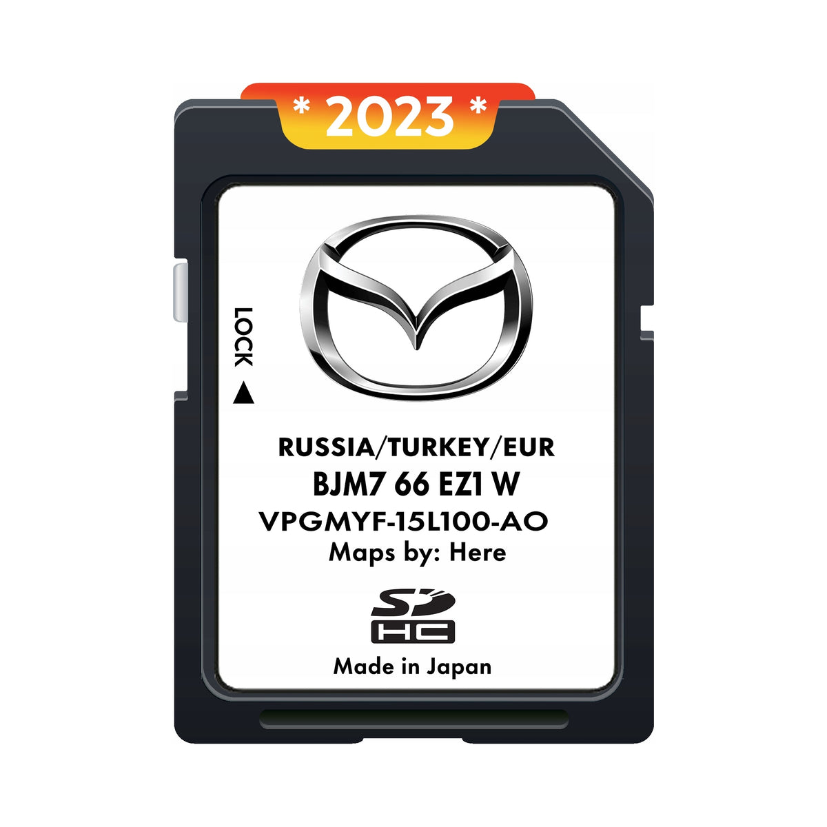 MAP MAZDA NAVIGATION CARD LATEST 2025 EUROPE SURE !