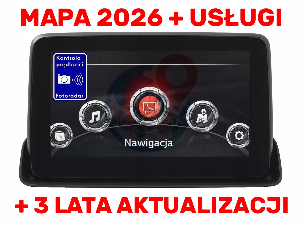 MAP NAVIGATION CARD MAZDA 2026 2 3 6 CX-3 CX-5 CX-9 + 3 YEARS UPDATE