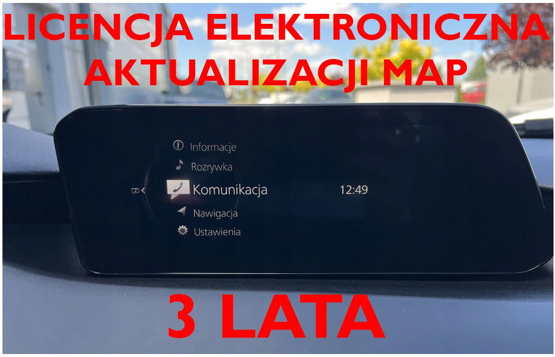 MAP UPDATE MAZDA 3 MAZDA CX-30 BDMC - ELECTRONIC LICENSE 3 YEARS