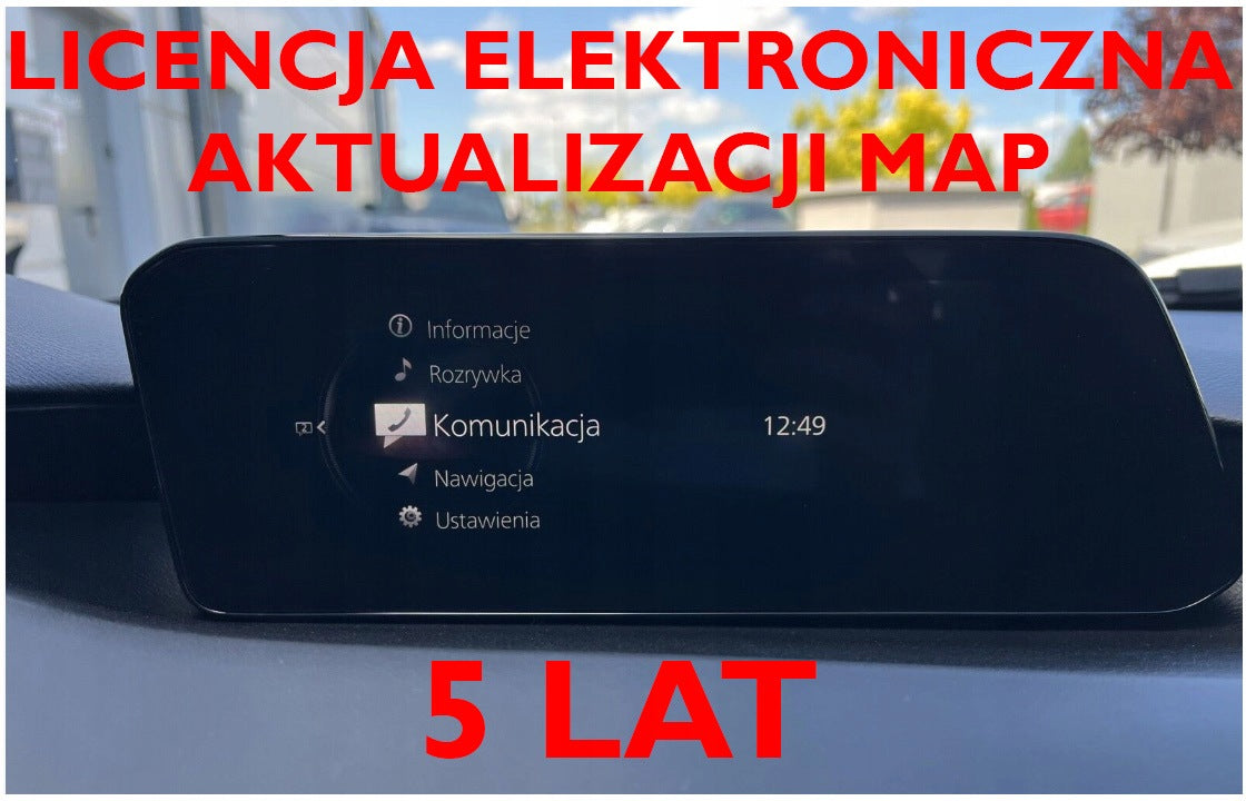 MAP UPDATE MAZDA 3 MAZDA CX-30 BDMC - ELECTRONIC LICENSE 5 YEARS