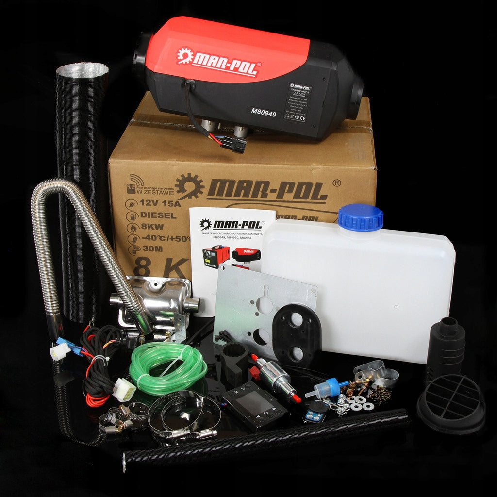 MAR-POL DIESEL OIL HEATER PARKING HEATER 8KW 12V M80949 Manufacturer code 364059192