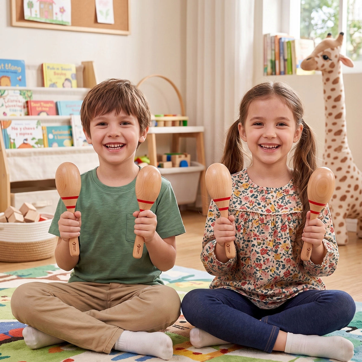 MARACAS WOODEN RATTLE SET INSTRUMENT MARACAS CLASSIC WORLD EDU Manufacturer code CW40508