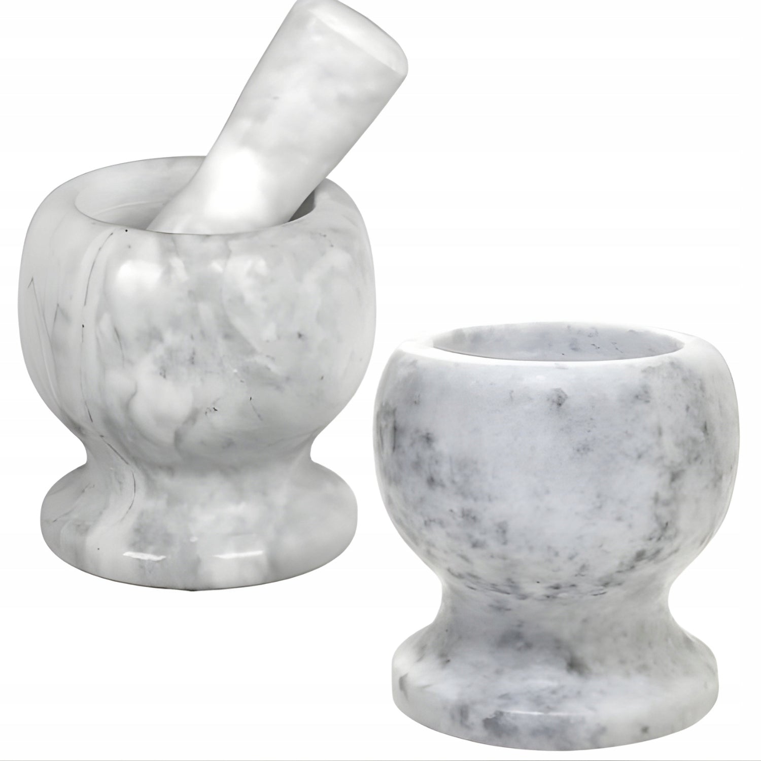 MARBLE KITCHEN STONE MORTAR WITH PESTLE FOR HERB NUT SPICES Manufacturer code MKD2