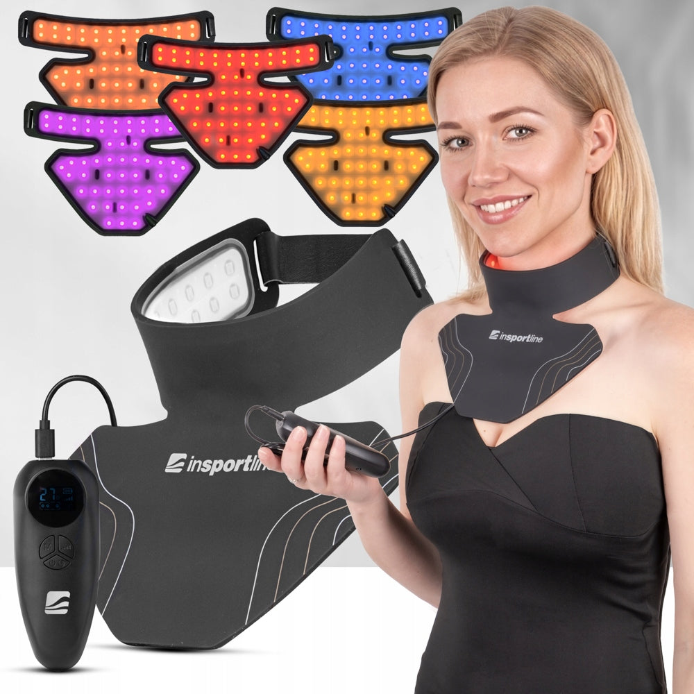 MASK LED neck neckline inSPORTline RADEMIS INFRARED NIR 60 LEDs 2500mAh Medical device no