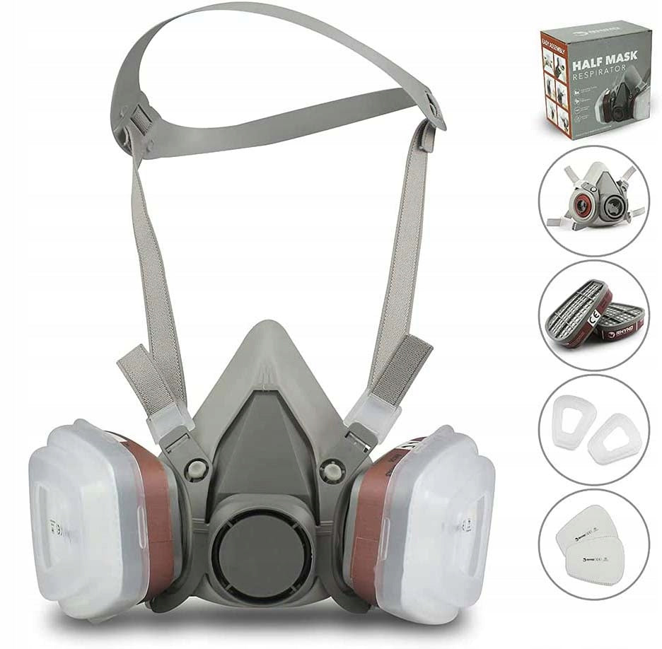 MASK PAINTER HALF MASK FILTERING, HALF MASK REUSABLE