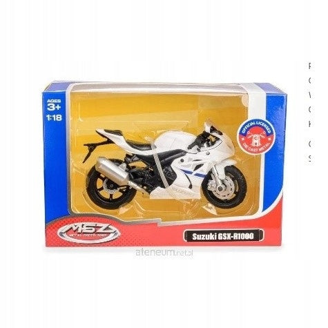 MASS 1:18 SUZUKI GSX-R1000 WHITE 3167
