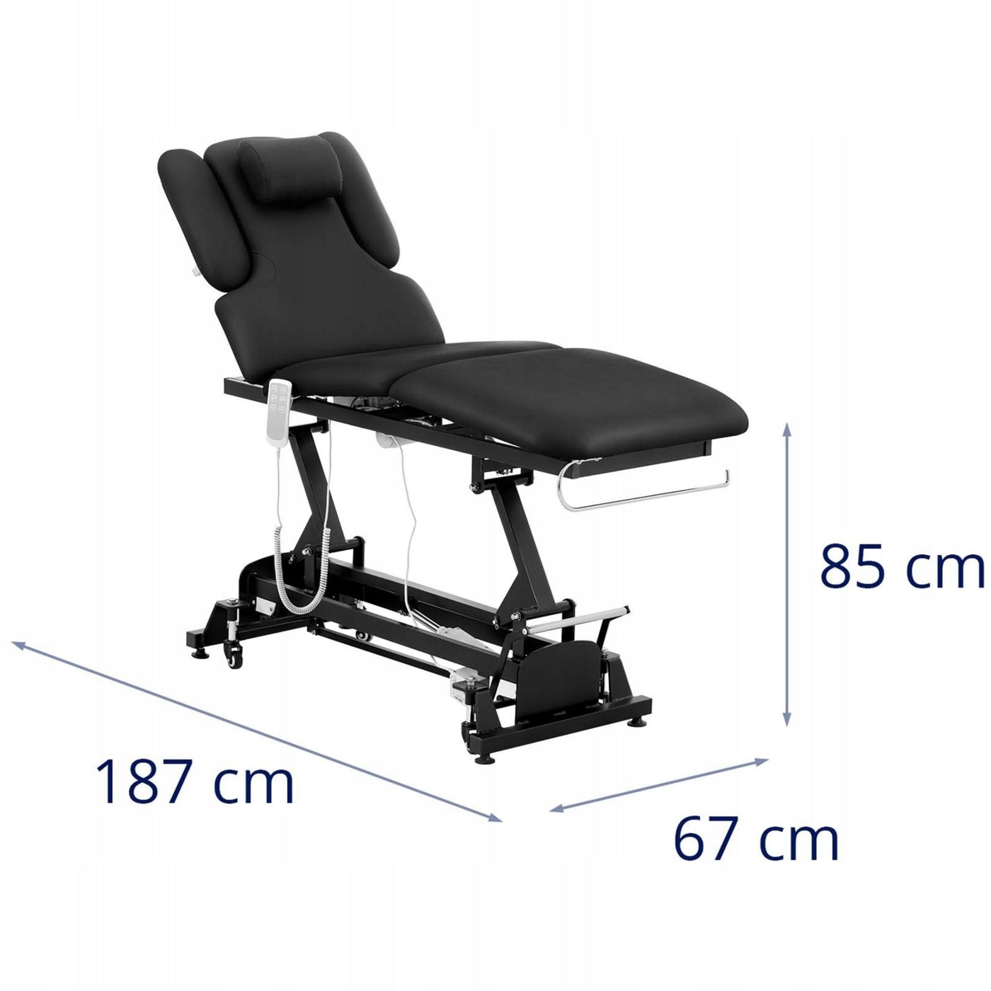 MASSAGE BED COSMETIC COUCH WITH WHEELS 68W Color white