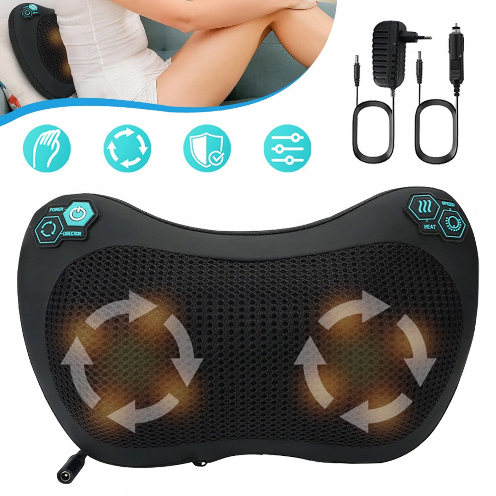 MASSAGE DEVICE, ELECTRIC NECK AND NECK MASSAGE PILLOW PU SKIN