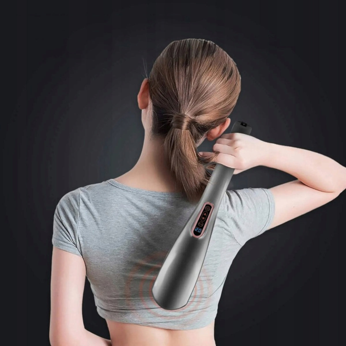 MASSAGE GUN MASSAGER WIRELESS BACK NECK BODY LEGS HEAD 12in1 Manufacturer code PRO+ bezprzewodowy z dużym zestawem końcówek