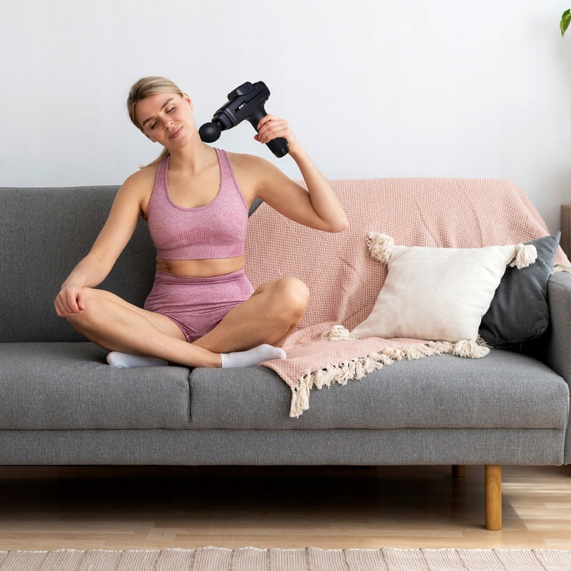 MASSAGE GUN POWERFUL BODY MASSAGER MASSAGE GUN 100W+12 TIPS RP20 Brand Rippey