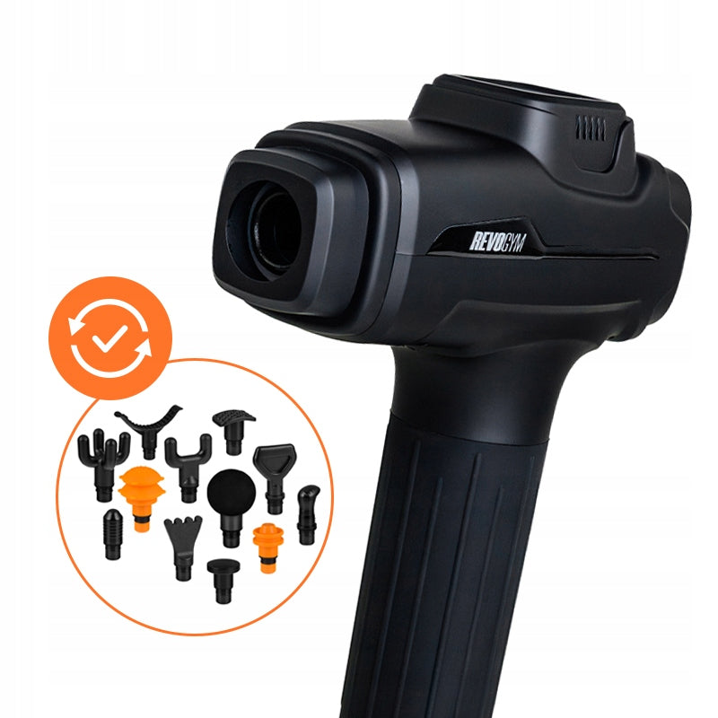 MASSAGE GUN POWERFUL BODY MASSAGER MASSAGE GUN 100W+12 TIPS RP20 Manufacturer code RP20