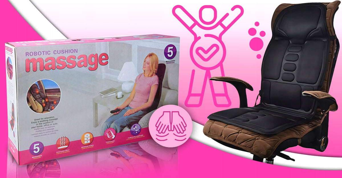 MASSAGE MAT FOR CAR SEAT MASSAGE HEATING ACUPRESSURE + REMOTE CONTROL Medical device no