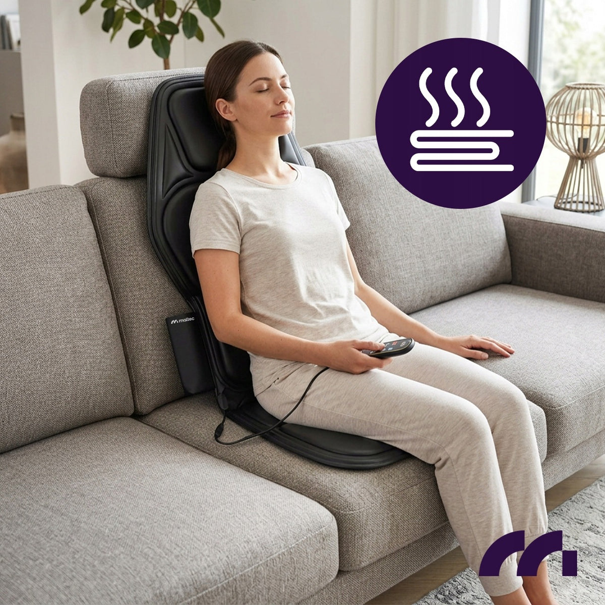 MASSAGE MAT FOR VIBRATION SEAT WITH HEATING FUNCTION FOR CAR Packaging status original