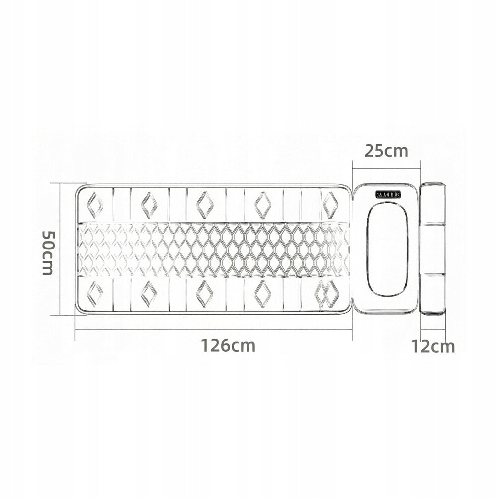 MASSAGE MAT HEATED TO RELAX NECK BACK LEG FOR ARMCHAIR Manufacturer code 65296595
