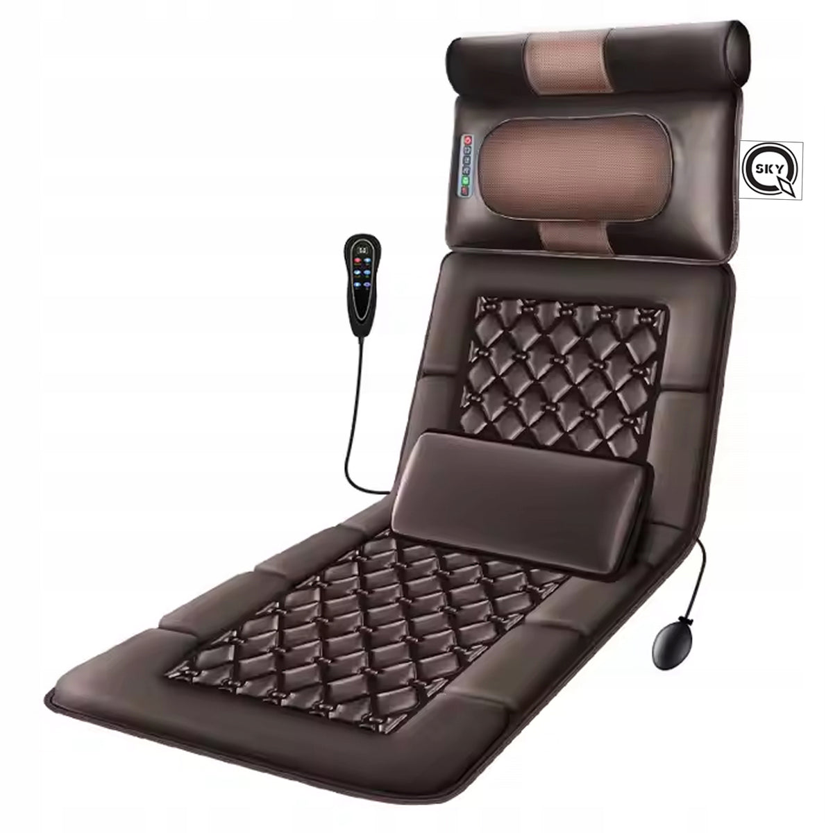 MASSAGE MAT HEATED TO RELAX NECK BACK LEG FOR ARMCHAIR SPINE Medical device no
