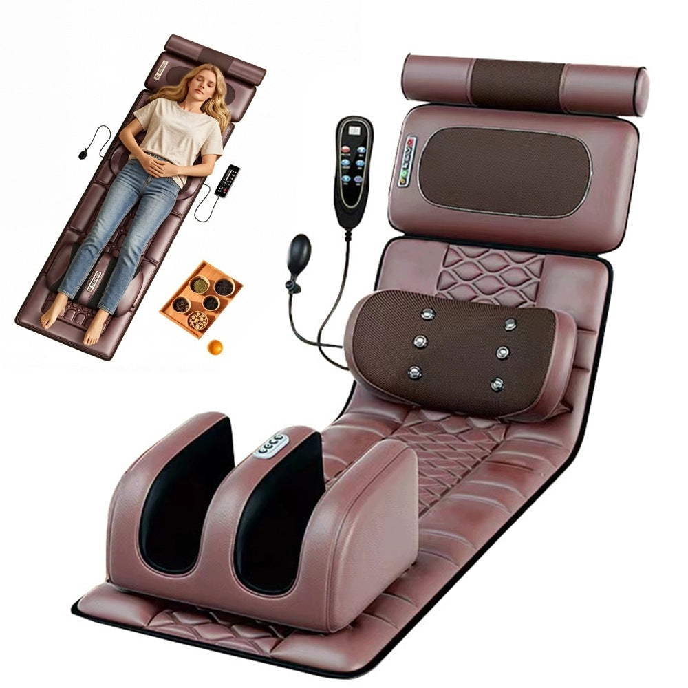 MASSAGE MAT HEATED TO RELAX NECK BACK LEG FOR ARMCHAIR