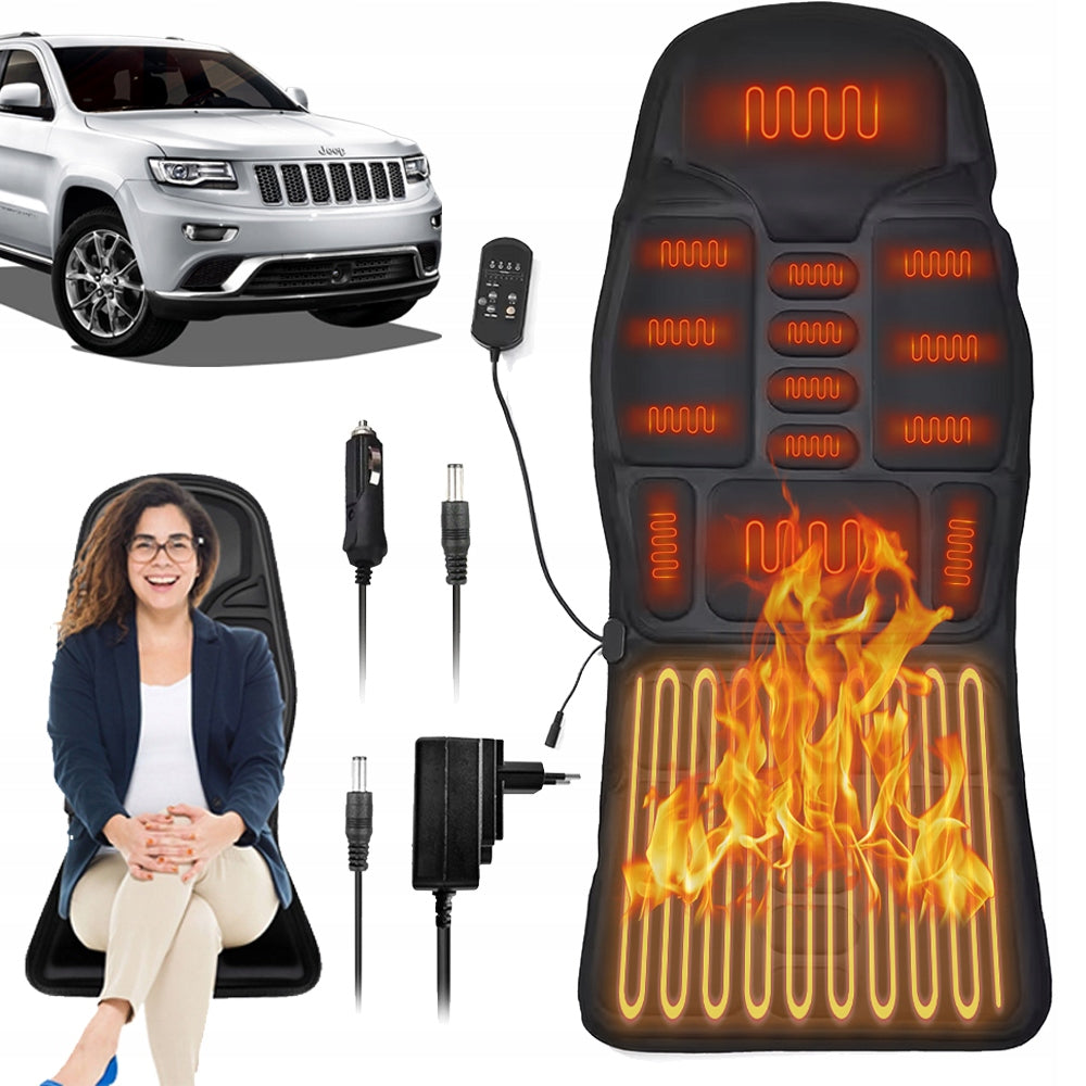 MASSAGE MAT HEATING BREATHABLE 3 STRENGTHS 8 MODES WITH REMOTE CONTROL