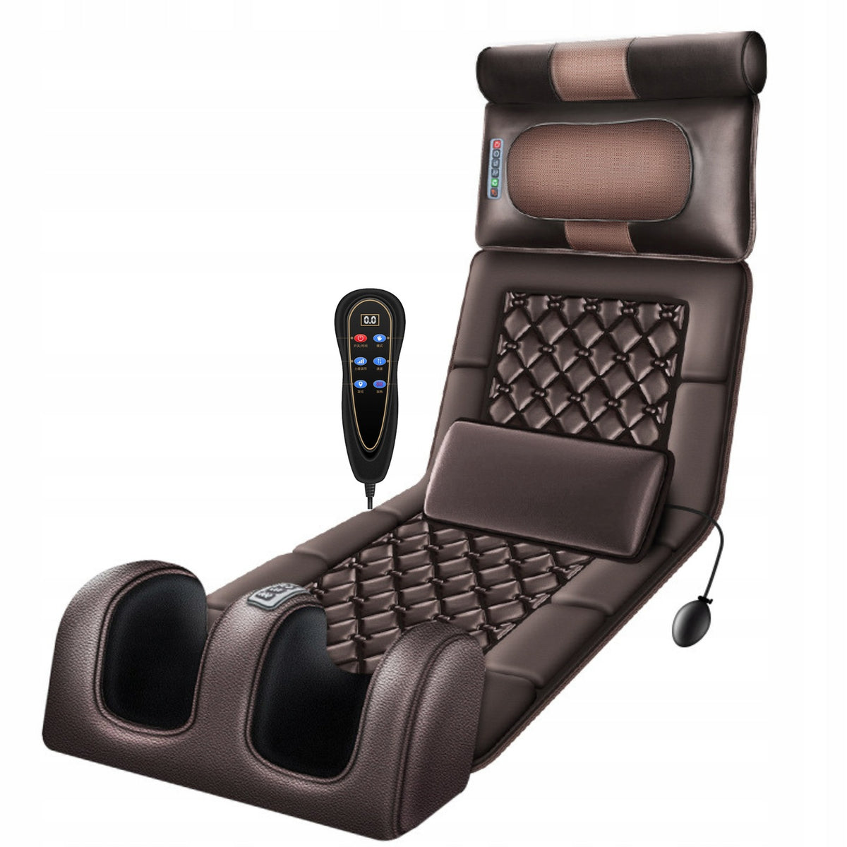 MASSAGE MAT MASSAGE MATTRESS FOR ARMCHAIR SPINE LEG HEATED 160 CM Packaging status original