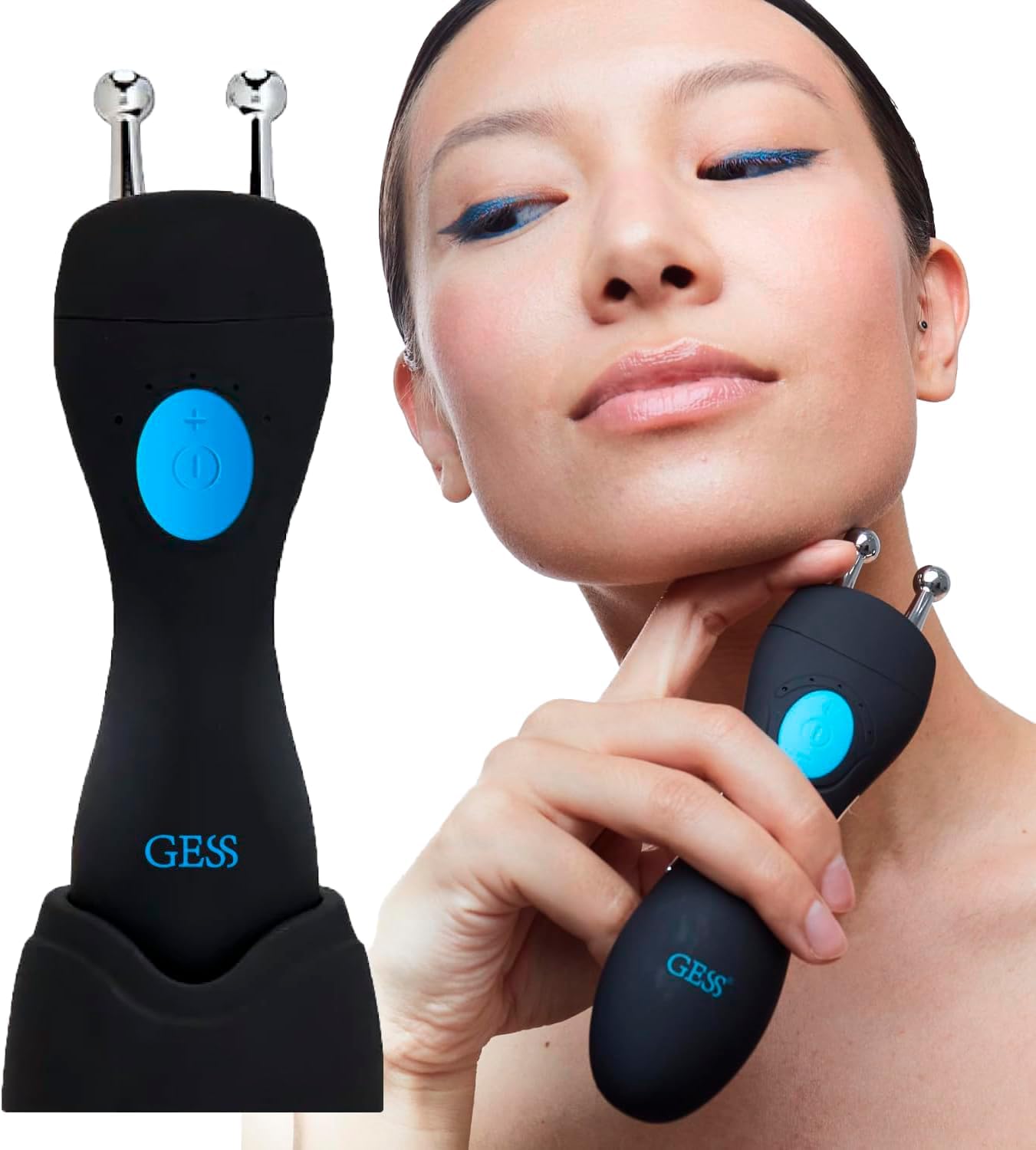 MASSAGER FOR FIRMING THE FACE AND NECK ULTRASONIC EMS LIFTING - GESS MT