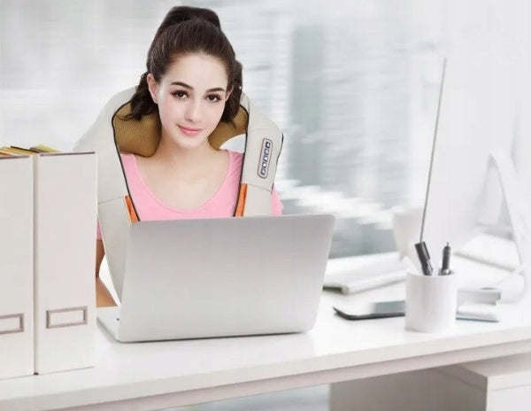 MASSAGER NECK MASSAGE RELIEVES PAIN Manufacturer code Masażer karku, pleców i szyi