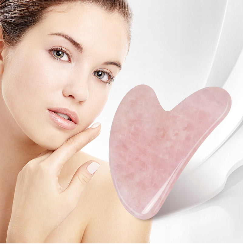 MASSAGER ROLLER STONE FACE PLATE+ GUA SHA Brand Lewer