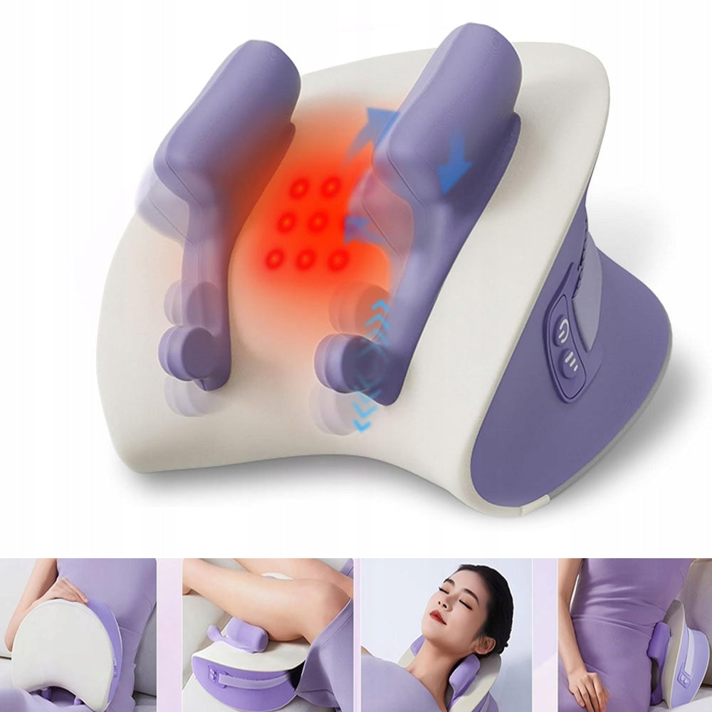 MASSAGING PILLOW MASSAGE SHIATSU BACK NECK BODY MASSAGER WITH 4 MASSAGE MODES