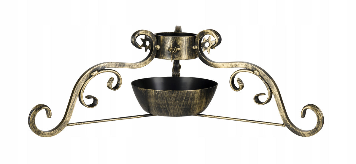 MASSIVE STEEL FORGED CHRISTMAS TREE STAND, UNDER THE CHRISTMAS TREE SH10 HOLE FOR TRUNK 10 CM! Packaging status original