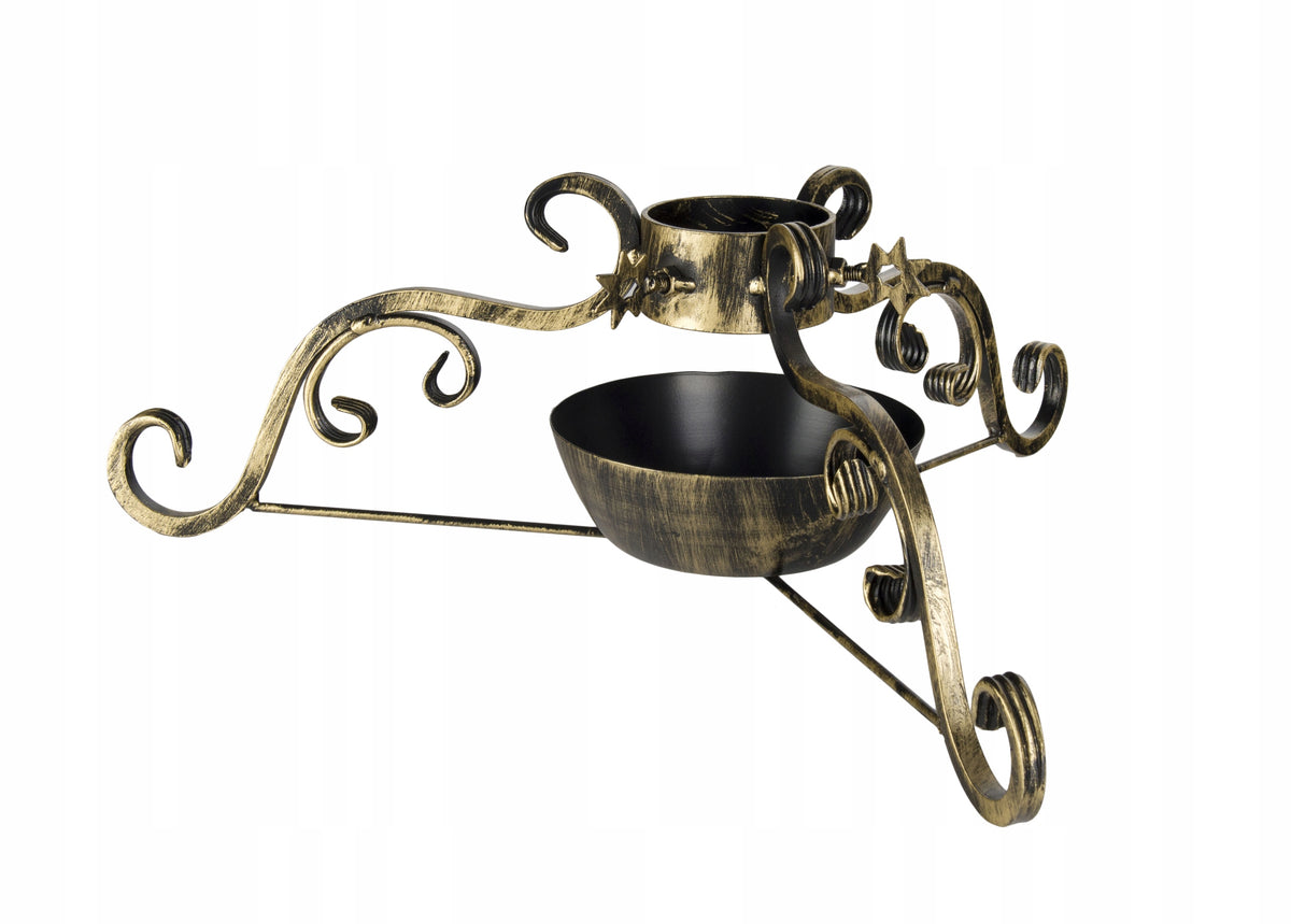 MASSIVE STEEL FORGED CHRISTMAS TREE STAND, UNDER THE CHRISTMAS TREE SH10 HOLE FOR TRUNK 10 CM!