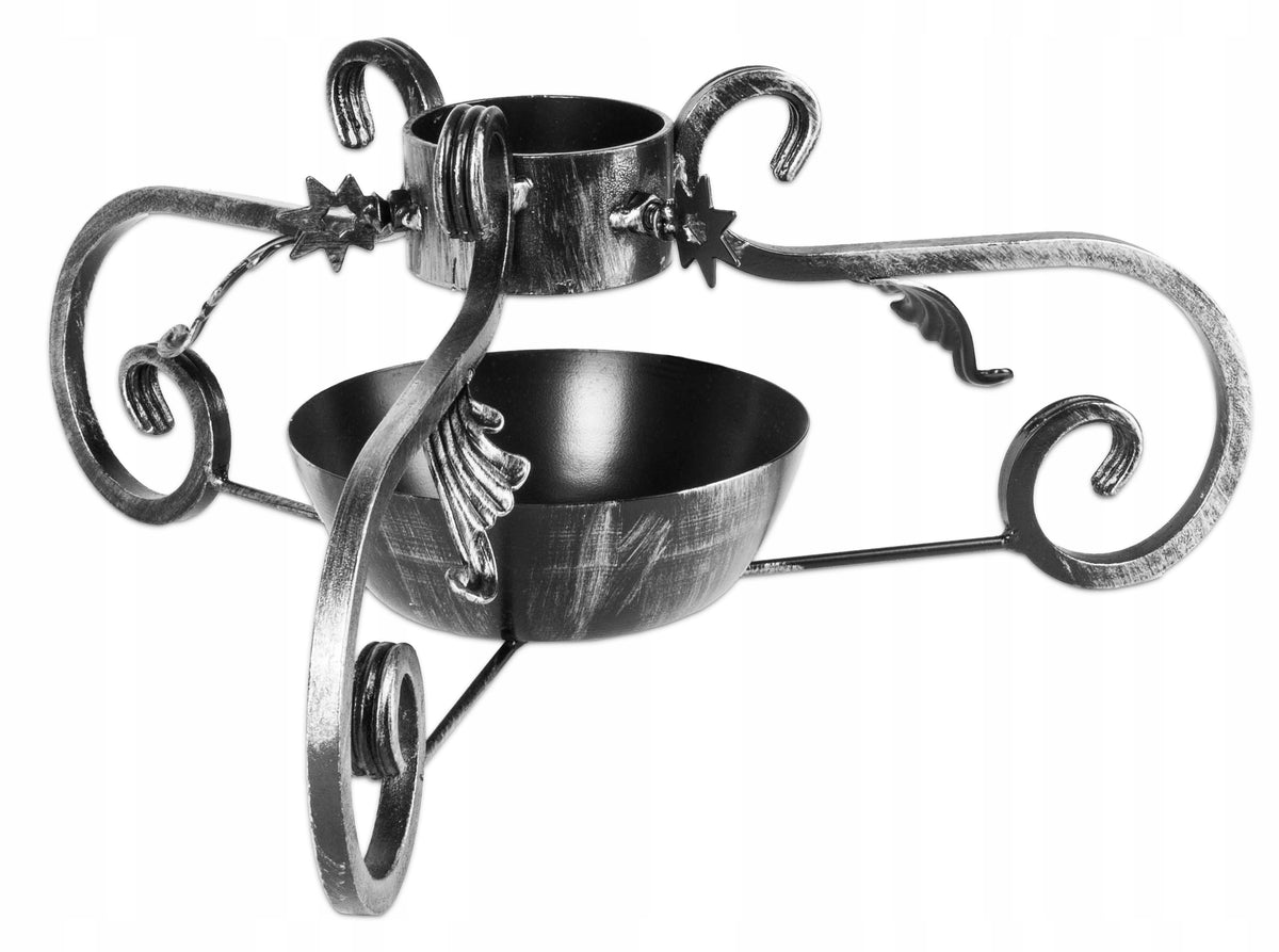 MASSIVE STEEL FORGED CHRISTMAS TREE STAND,UNDER THE CHRISTMAS TREE WITH WATER CONTAINER SH3 Packaging status original