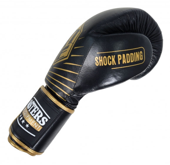 MASTERS GOLIAT 18 oz Leather Boxing Gloves - RBT-18G Buffalo Leather Color black