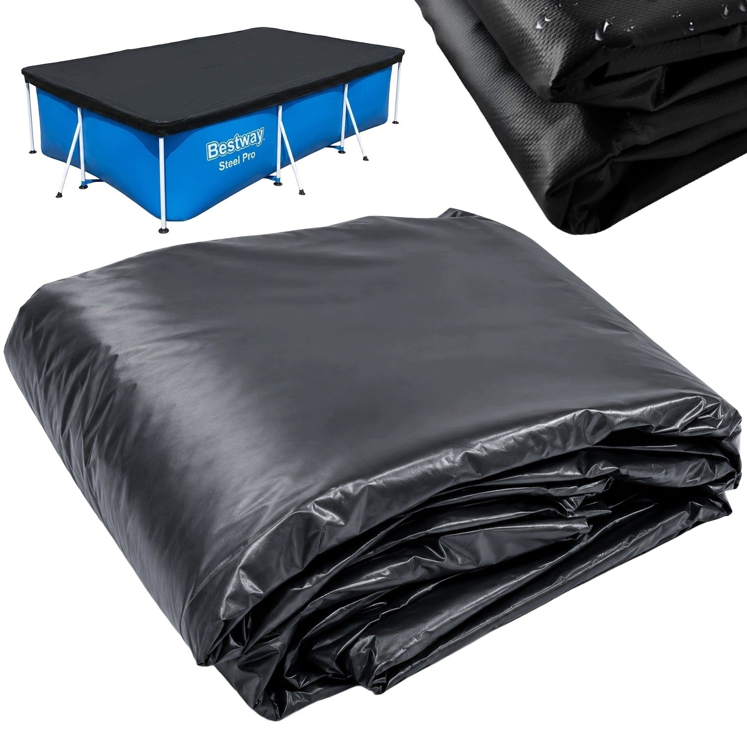 MAT COVER PROTECTIVE COVER FOR POOL BESTWAY STEEL PRO 300X201