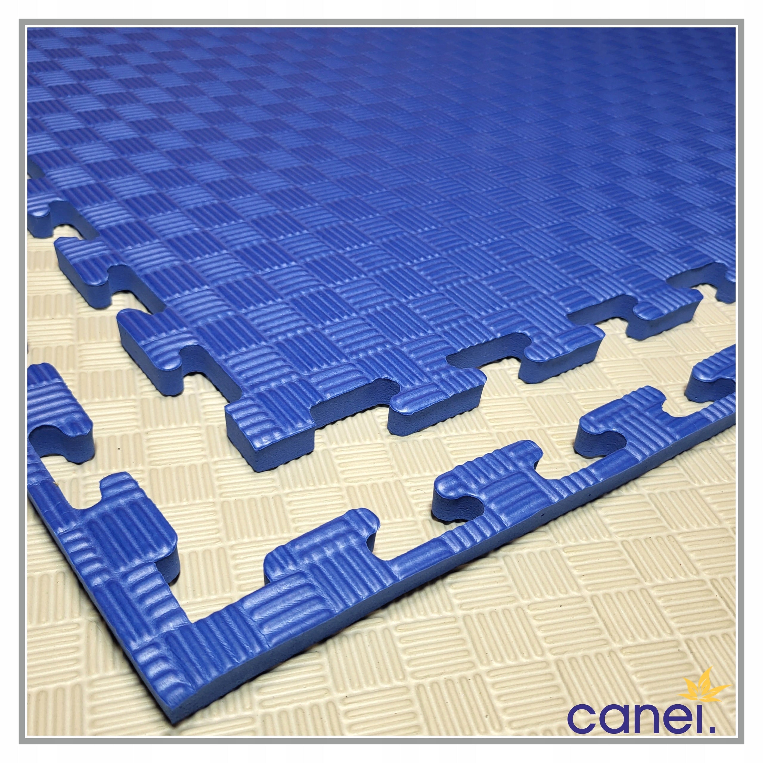MAT FOAM FOR GYM EQUIPMENT NON-SLIP PUZZLE - 1,5 cm - 1m² Manufacturer code Puzzle Piankowe 1,5 cm - 100x100 niebieski