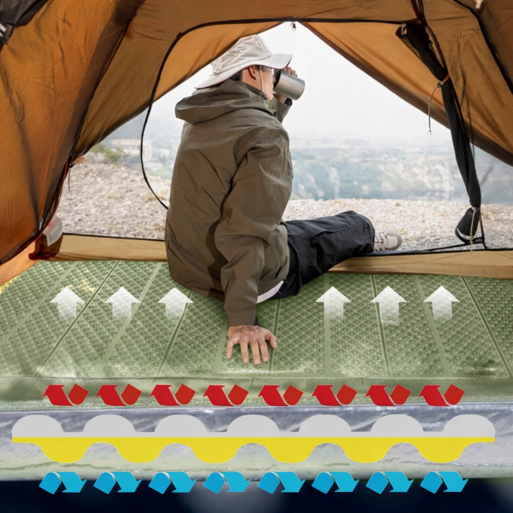 MAT FOLDING TOURIST MAT SURVIVAL BEACH MILITARY CAMPING 188cm Manufacturer code MATA TURYSTYCZNA SKŁADANA KARIMATA GRUBA