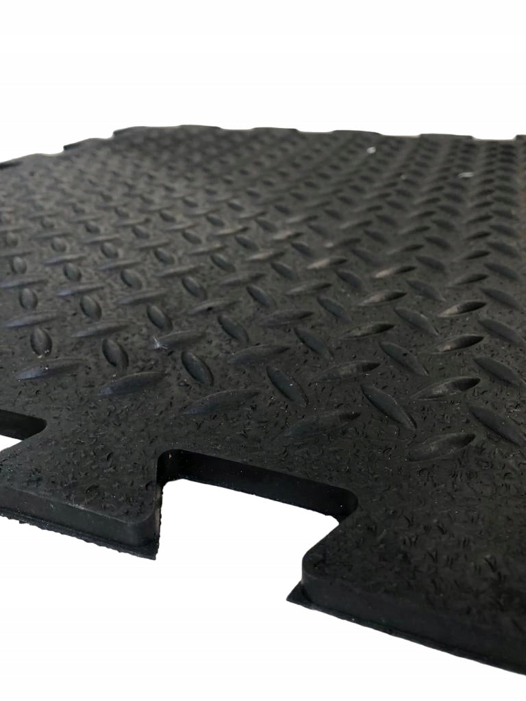 MAT RUBBER FLOOR PUZZLE FOR GYM GARAGE FOR EQUIPMENT 50x50 Brand no brand