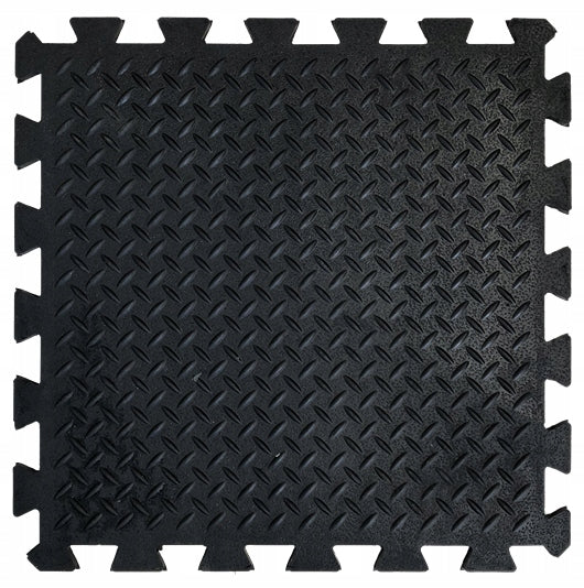 MAT RUBBER FLOOR PUZZLE FOR GYM GARAGE FOR EQUIPMENT 50x50 Manufacturer code MA1044