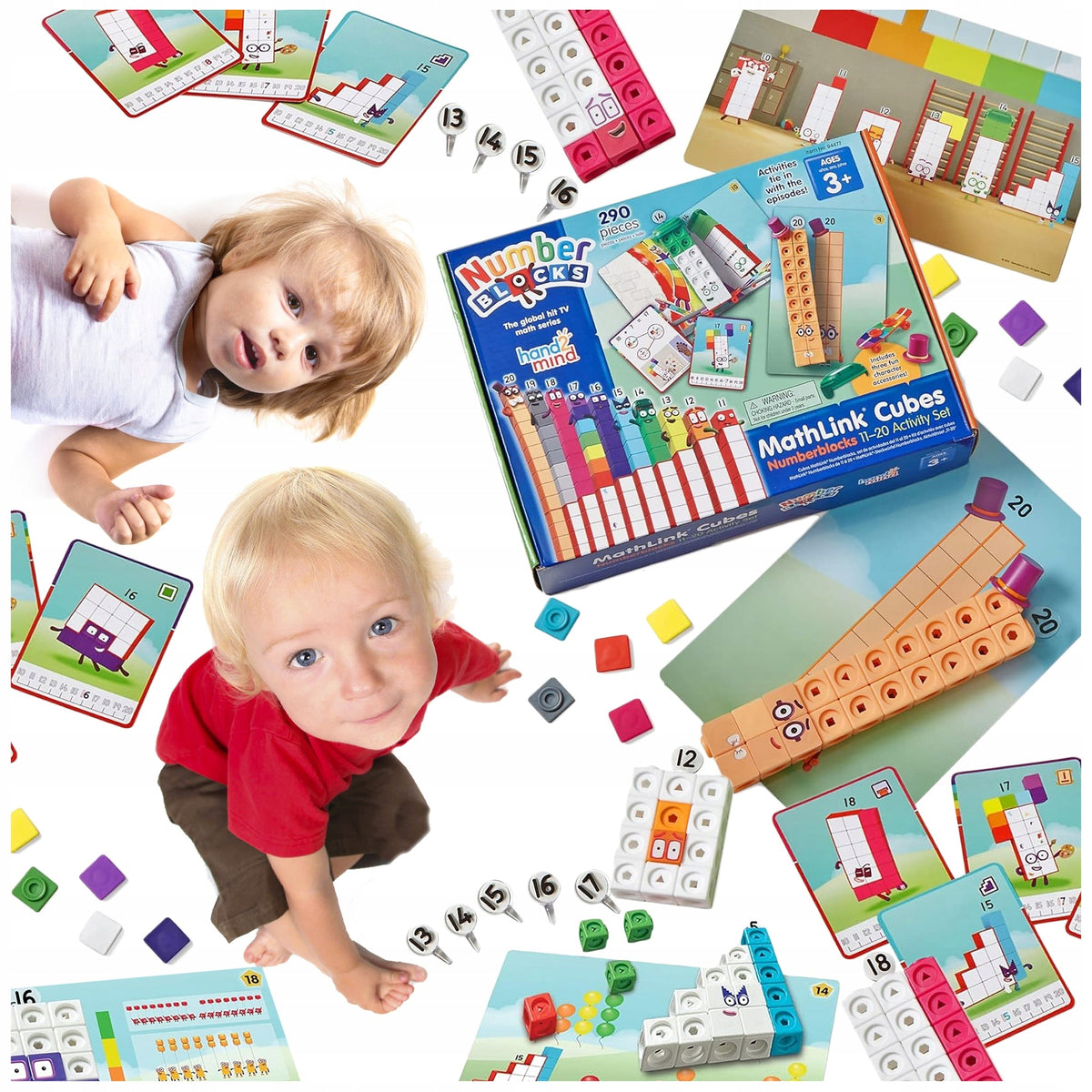 MATH BLOCKS CUBES 11-20 MATHLINK CUBES SET STEM BOY'S DAY