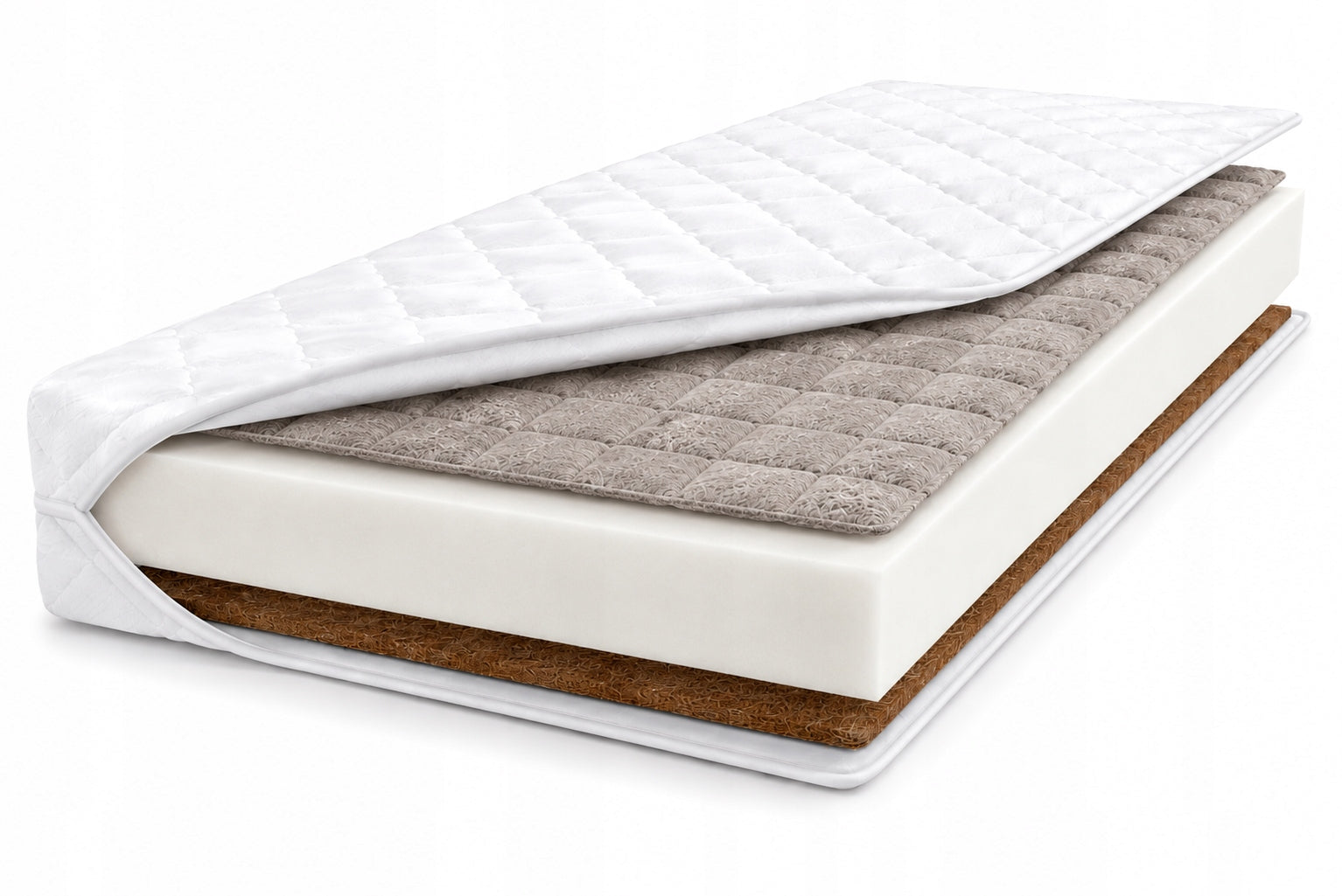 MATTRESS FOR COT BUCKWHEAT + FOAM + COCONUT 120x60