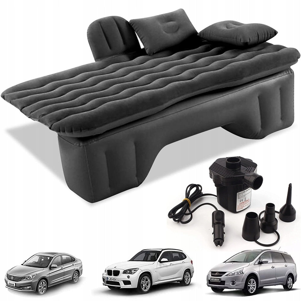 MATTRESS INFLATABLE BED FOR CAR INTERIOR SUV MPV, PUMP 12V AND 2 PILLOWS