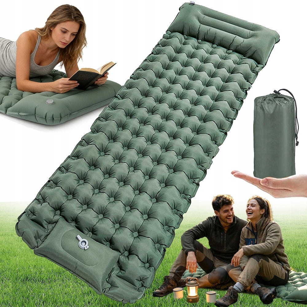 MATTRESS INFLATABLE SELF-INFLATING TOURIST MAT 190X60CM COMFORTABLE